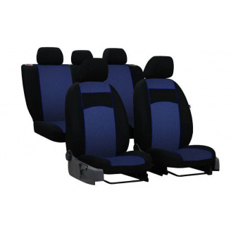 Авточехлы из автоткани для CHERY Kimo 2007- POK-TER VIP Black-Blue (r416283)