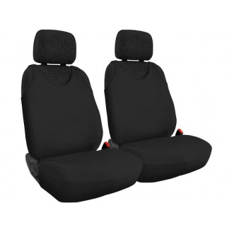 Авто майки для GEELY MK Cross 2010-2016 (2002-2011) POK-TER Pelne черные (на передние сиденья)