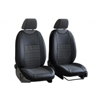 Накидки на сиденье для NISSAN Pulsar 2014- POK-TER Select Эко кожа с автотканью