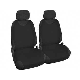 Автомайки на передние сиденья GEELY LC Cross 2008-2016 (2002-2011) ATRA черные