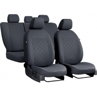 Чехлы на авто Suzuki Ignis (2001-2008) POK-TER Draft Line с серой вставкой
