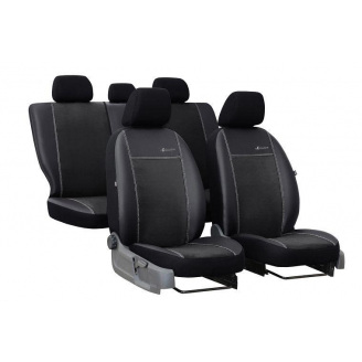 Авточехлы на сиденье POK-TER Exclusive GEELY GХ2 2012- (2002-2011) с черной вставкой экокожа