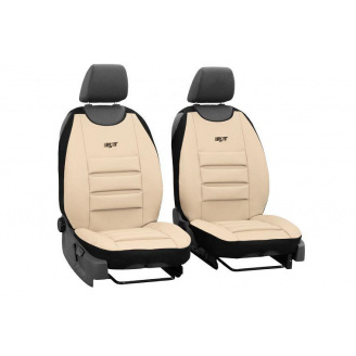 Накидки чехлы на передние сиденья GEELY GC7 2015- (2002-2011) POK-TER PsT Egronomic бежевые