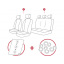 Авточехлы для GEELY Emgrand 8 (EC8) 2013-2020 (2002-2011) POK-TER Classic Plus с серой вставкой Покровськ