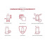 Авточехлы для GEELY Emgrand 8 (EC8) 2013-2020 (2002-2011) POK-TER Classic Plus с серой вставкой Покровськ