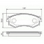 Тормозные колодки Bosch дисковые передние NISSAN Maxima QX 2.0i 94-00 0986461139 Владимир-Волынский