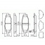 Тормозные колодки Bosch дисковые задние SUBARU Forester/Legacy/Impreza/Outback R 0 0986494444 Вышгород