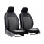 Чехлы на передние сиденья для GEELY GC7 2015- (2002-2011) POK-TER эко кожа с алькантарой Exclusive серые Киев