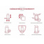 Авточехлы GEELY CK 2006-2010 (2002-2011) POK-TER CARO с красной вставкой Киев