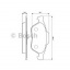 Тормозные колодки Bosch дисковые передние RENAULT Laguna/Laguna Estate/Break 0986494034 Київ