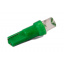 Светодиодная лампа AllLight T 5 1 диод LED W2*4.6d 12V GREEN Черкаси