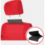 Авточехлы из эко кожи TOYOTA Yaris 2006-2011 mk II Hatchback POK-TER PERLINE с черной вставкой Бердичев