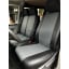 Авточехлы для VOLKSWAGEN Transporter T5 2003-2015 POK-TER Perline 1+2 с серой вставкой перфорированной экокожи Славута