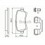 Тормозные колодки Bosch дисковые задние VOLVO S80/V70/XC70 06 0986494213 Прилуки