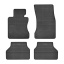 Коврики Frogum BMW 5 E60/E61 2003-2010 в салон резиновые (0663) Орехов