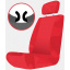 Авточехлы из эко кожи MAZDA 3 2004-2008 POK-TER PERLINE с красной вставкой Київ
