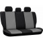 Авточехлы из эко кожи DACIA Dokker 2012-2021 POK-TER Road с серой вставкой Івано-Франківськ