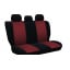 Авточехлы на сиденья Pok-ter VIP Volkswagen Polo 2001-2009 с красной вставкой гобелен Киев