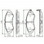 Тормозные колодки Bosch дисковые передние CHEVROLET/DAEWOO Nubira F 1.6i-1.8i 0986495059 Черкассы
