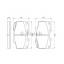 Тормозные колодки Bosch дисковые передние TOYOTA Land Cruiser 4.2, 4.5i 24V 0986424134 Славута