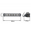 Светодиодная фара AllLight E-18W однорядная 6chip Osram 3535 Flood 9-30V Мукачево
