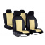Авто чехлы комбинированые SEAT Toledo 1998-2004 1M mk II POK-TER Unico Premium с бежевой вставкой Кам'янка-Дніпровська