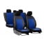 Авточехлы DACIA Logan MCV 2007-2012 POK-TER Exclusive екокожа с синей вставкой алькантары Тернополь