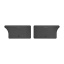Коврики Frogum Seat Alhambra от 1995-2006 3-й ряд в салон резиновые (03117) Новая Прага