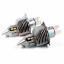 Комплект светодиодных LED ламп HeadLight FIGHTER H4 60W/set 9-30v 6000K Кушугум