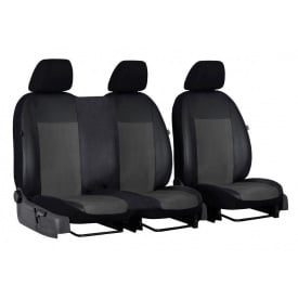Авточехлы комбинированные MERCEDES Vito W638 1996-2003 POK-TER Unico 1+2 с серой
