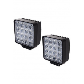 Фара прожектор OEM LML K1748M 16led 24w 85mm 85mm 2 шт (K1748M)