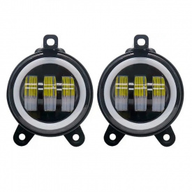 Комплект светодиодных противотуманных фонарей AllLight HPG-106+AE YELLOW