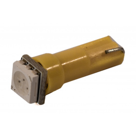 Светодиодная лампа AllLight T 5 1 диод 5050 W2*4.6d12V YELLOW