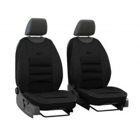 Накидки чехлы на передние сиденья Mazda Tribute 2000-2011 POK-TER PsT черной вставкой