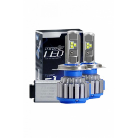 Комплект LED ламп OEM T1 H4 6000K 50W 12 24v CanBus с активным охлаждением (T1H4)