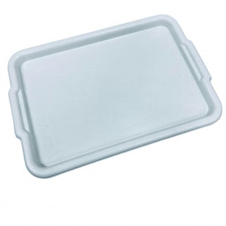 Піднос пластиковий Горизонт 4444-101/К142 прямокутний 45х30х1, 5 см Білий (23327)
