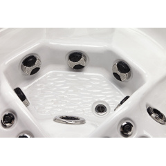 SPA бассейн Superior Spas Premium Marseille, 200×200×94 см Вишневе