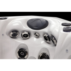 SPA бассейн Superior Spas Premium Marseille, 200×200×94 см Вишневе