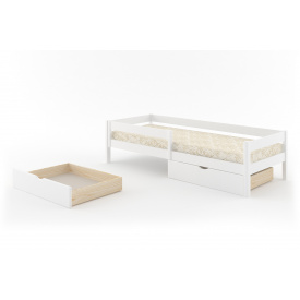 Ліжко односпальне Азур Літл (Atlanta) (90 × 200 см, з шухлядами)