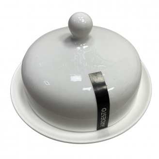 Маслянка фарфорова 14,8х9 см Ardesto Imola AR3539I