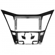 Переходная рамка Lesko HY 107N Hyundai Sonata 2010-2014 г 9" Черный