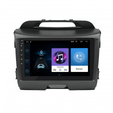 Штатная магнитола Lesko для Kia Sportage III Рестайлинг 2014-2016 экран 9" 1/16Gb/ Wi-Fi Optima GPS Android