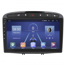 Штатная магнитола Lesko 9" Peugeot 408 I 2012-2017 6/128Gb 4G Wi-Fi GPS Top