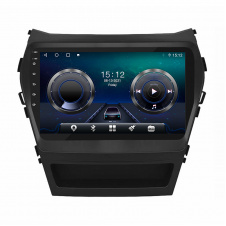 Штатная автомобильная магнитола Lesko Hyundai Santa Fe (2012-2018 гг) 9" 4+32GB 4G+CarPlay Android Premium