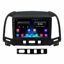 Штатная магнитола Lesko для Hyundai Santa Fe (2009-2012гг.) 9" 2+32Gb Wi-Fi Optima GPS Android