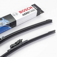 Комплект щеток стеклоочистителя бескаркасных Bosch AeroTwin ATW 099S SEAT Leon [1P1] 07.05 (3 397 007 099)