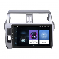 Магнитола Lesko Toyota Land Cruiser Prado 150 Series Рестайлинг 1 2013-2017г 10" 1/16Gb Wi-Fi GPS Base (9708-53994)