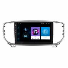 Штатная магнитола Lesko для Kia Sportage IV Рестайлинг 2018-н.в. 9" 1/16Gb/ Wi-Fi Optima GPS Android