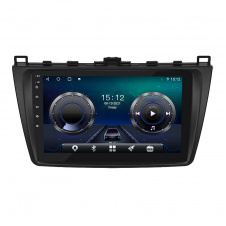 Штатная автомагнитола Lesko для Mazda 6 2009-2013 9" 4/64 4G+CarPlay Premium GPS Android
