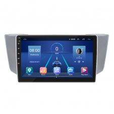 Штатная магнитола Lesko 9" Toyota Harrier II XU30 2003-2013 6/128Gb 4G Wi-Fi GPS Top (9703-43852)